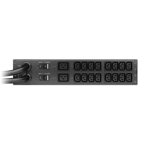 AP4424A | APC Netshelter Rack Automatic Transfer Switch, 2U, 32A, 230V, 2 IEC 309 IN, 16 C13, 2 C19 OUT, 50/60 Hz - Image 4