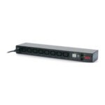 AP7920B | APC NetShelter Switched Rack PDU, 1U, 1PH, 2.3kW 230V 10A or 2.5kW 208V 12A, 8 C13 outlets, C14 cord